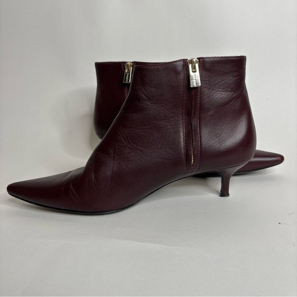 ANINE BING Stella Ankle Boot Burgundy Size 40 - Picture 4 of 12